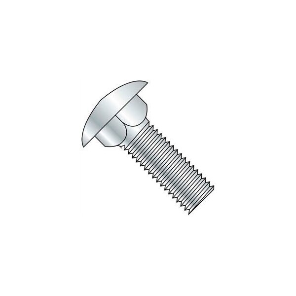 Carriage Bolt, 18-8 Stainless Steel, 25 PK